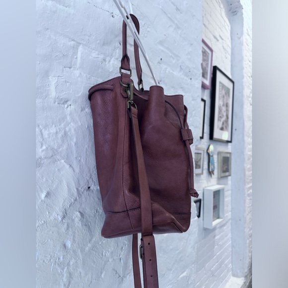 Madewell Cognac Bucket Bag - 100% Leather - Picture 3 of 6